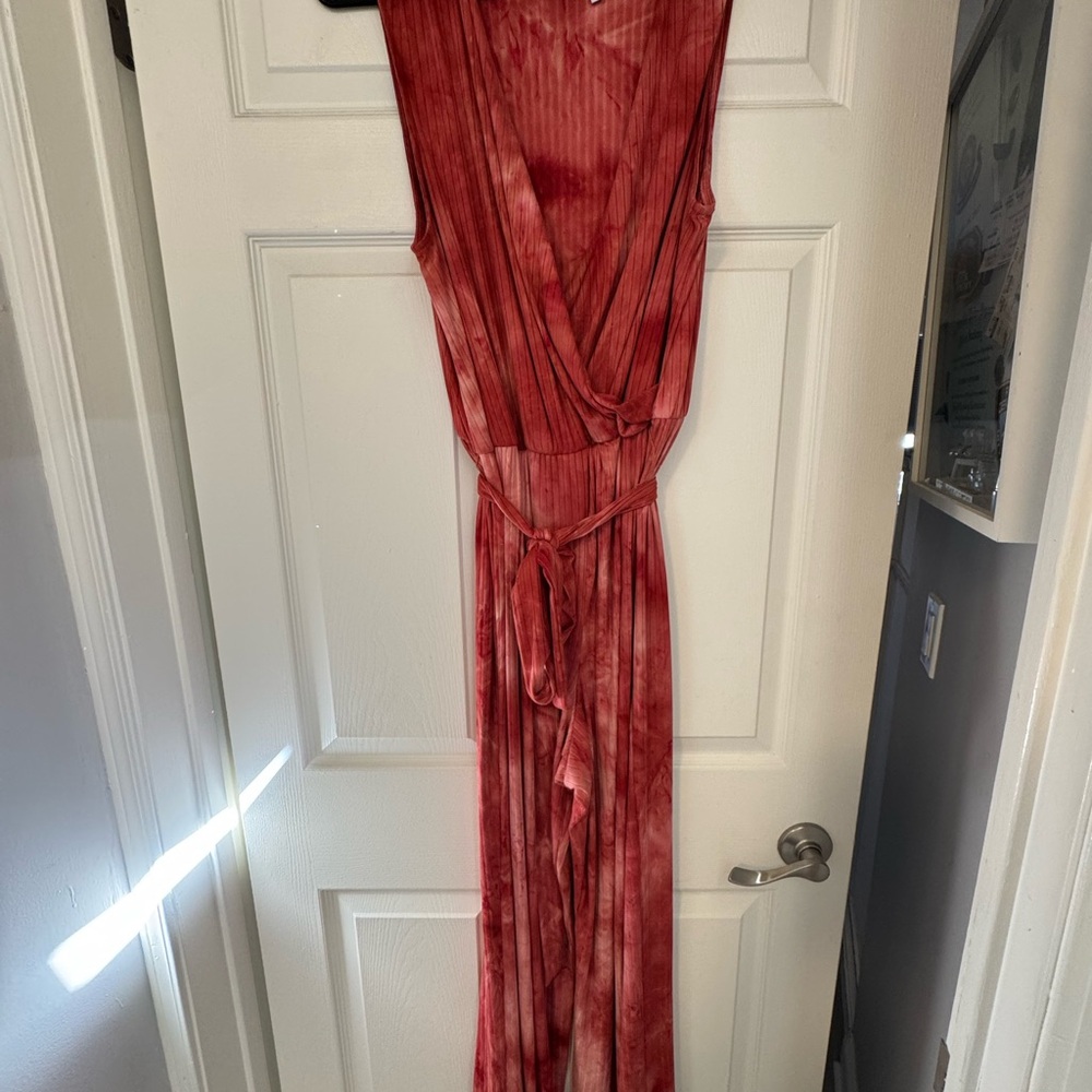 Red/Pink Jumpsuit